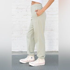 Brandy Melville Light Green Joggers